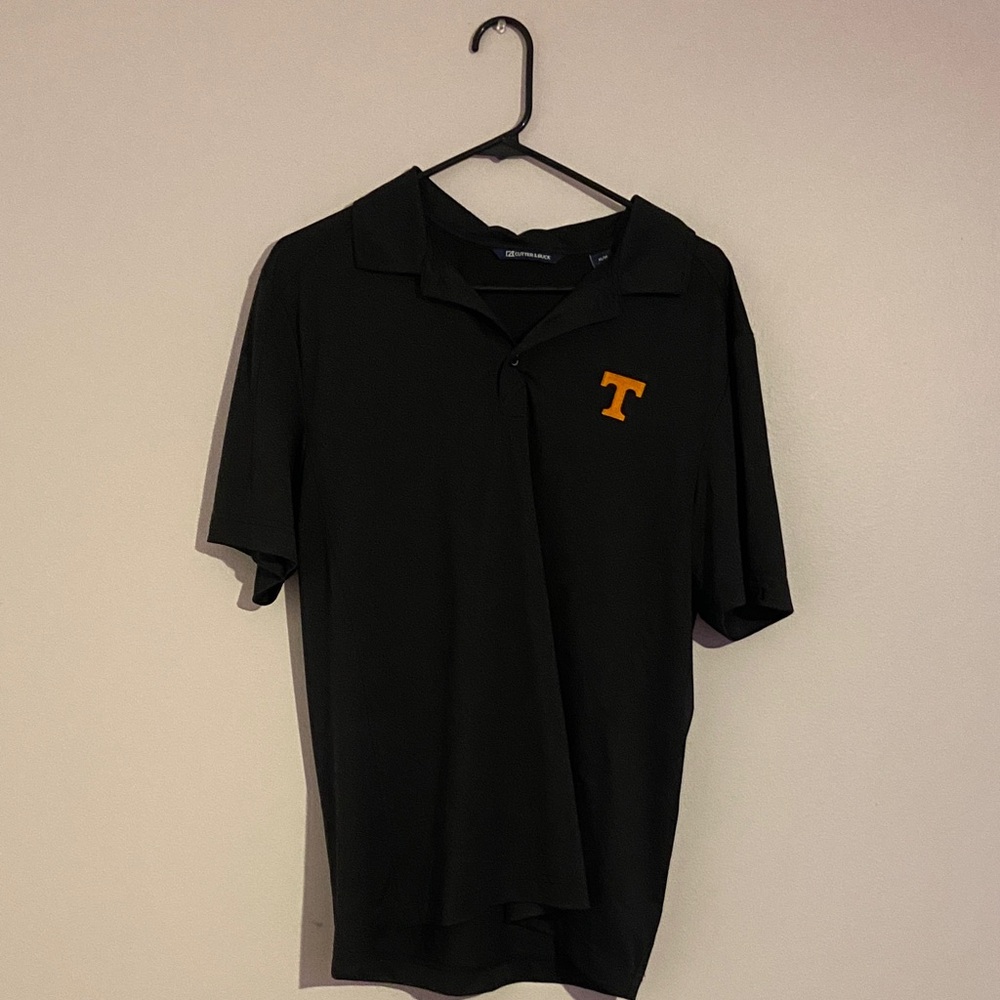 UT Black Polo with Orange Logo